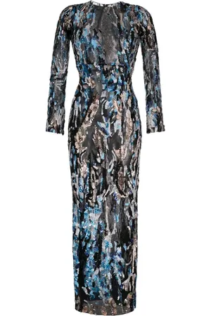 Saiid Kobeisy Tüllkleid mit Perlen