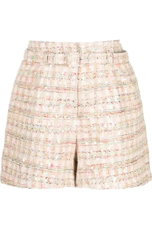 Self-Portrait Shorts mit Pailletten