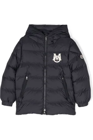 Moncler Gefütterte Mark Jacke mit Logo