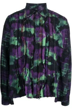 Pins & Needles Flanellhemd mit Batikmuster