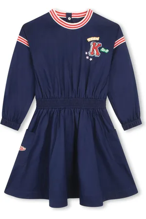 Kenzo Ausgestelltes Kleid mit Logo