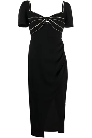 Self-Portrait Midikleid mit Strass