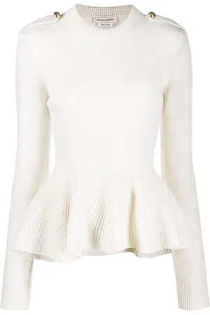 Alexander McQueen Gerippter Pullover