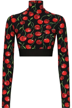 Dolce & Gabbana Top mit Kirschen-Print