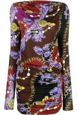 VERSACE Minikleid mit Barocco-Print