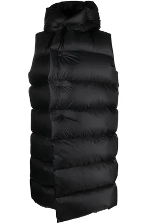 Rick Owens Weste mit Kapuze