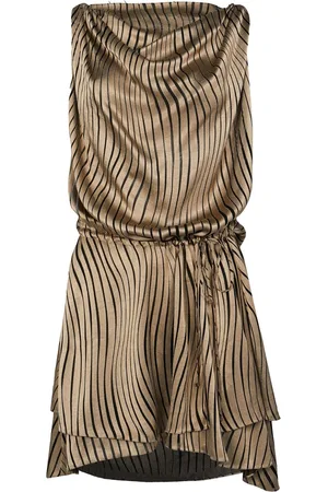 RTA Minikleid mit drapiertem Kragen