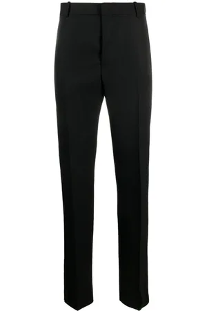 Alexander McQueen Klassische Hose mit Satinbesatz