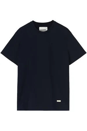 Jil Sander T-Shirt mit Logo-Schild