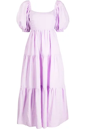KITRI Kurzärmeliges Maxikleid