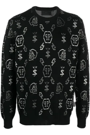 Philipp Plein Pullover aus Monogramm-Jacquard