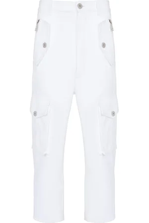 Balmain Cropped-Hose im Cargo-Style