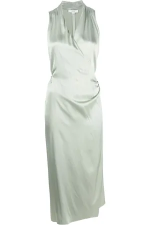 Vince Midikleid mit Satin-Finish