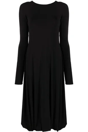 Jil Sander Midikleid mit offenem Rücken