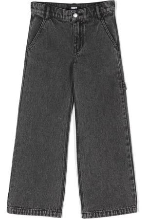DKNY Straight-Leg-Jeans mit Logo-Patch