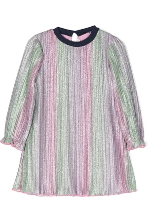 Billieblush Plissiertes Kleid im Metallic-Look