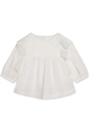 Chloé Bluse aus Bio-Baumwolle mit Rüschen