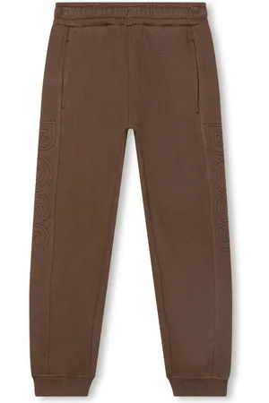 HUGO BOSS Jogginghose mit Logo-Prägung