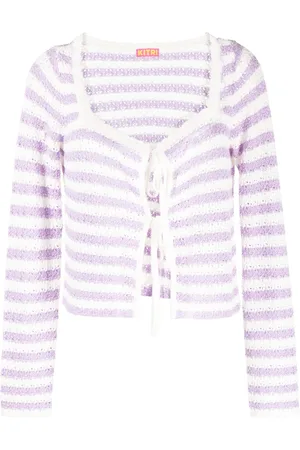 KITRI Langer Cropped-Cardigan