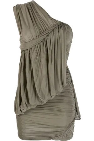 Rick Owens Gerafftes One-Shoulder-Minikleid