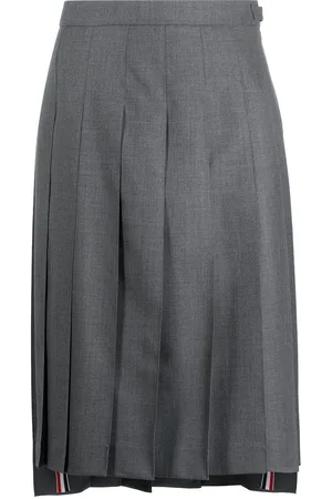 Thom Browne Midirock mit Falten