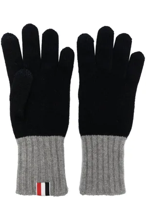 Thom Browne Handschuhe mit RWB-Streifen