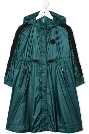 Moncler Regenmantel mit Logo-Patch