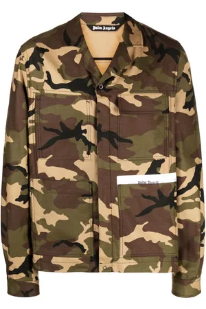 Palm Angels Jacke mit Camouflage-Print