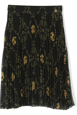Roberto Cavalli Faltenrock mit abstraktem Print