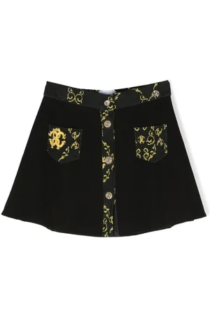 Roberto Cavalli Minirock mit Knopfverschluss