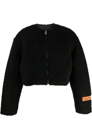 Heron Preston Fleecejacke mit Texturen-Print