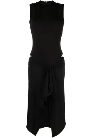 The Attico Midikleid mit Cut-Outs