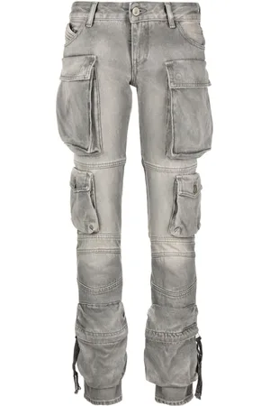 The Attico Hoch sitzende Tapered-Jeans