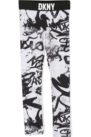 DKNY Leggings mit Graffiti-Print