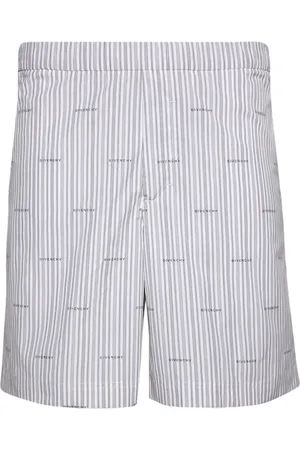 Givenchy Gestreifte Shorts mit Logo-Print