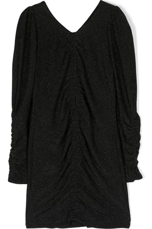MONNALISA Gerafftes Kleid mit V-Ausschnitt