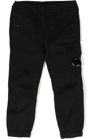 C.P. Company Jogginghose mit Logo-Schild