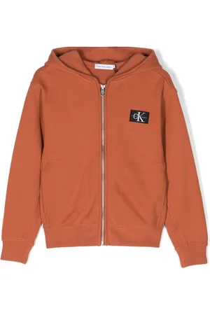Calvin Klein Kapuzenjacke mit Logo-Patch