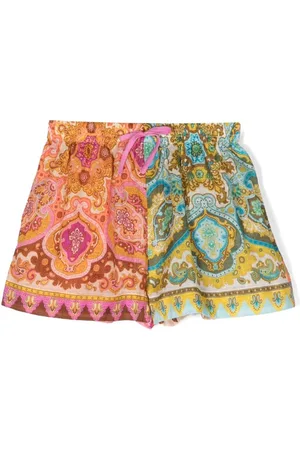 ZIMMERMANN Shorts mit Paisley-Print