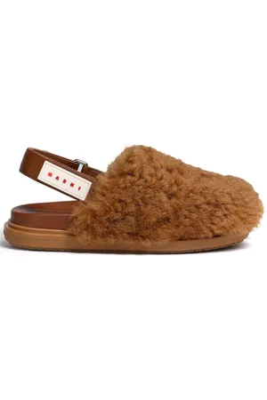 Marni Sabot Shearling-Mules