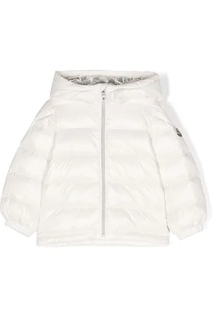 Moncler Gefütterte Jacke mit Logo-Applikation
