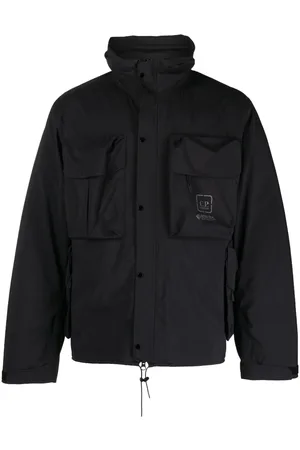 C.P. Company Windbreaker mit Logo-Print