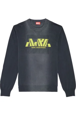 Diesel K-Samos Pullover mit Intarsien-Logo