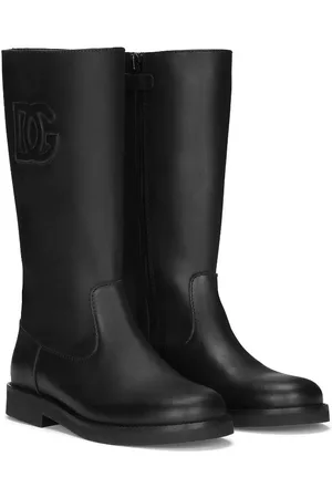 Dolce & Gabbana Regenstiefel mit Logo-Prägung