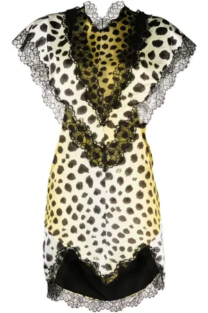 The Attico Minikleid mit Spitzenborten