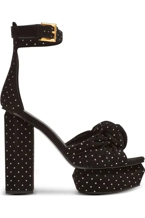 Balmain Sandalen mit Kristallen
