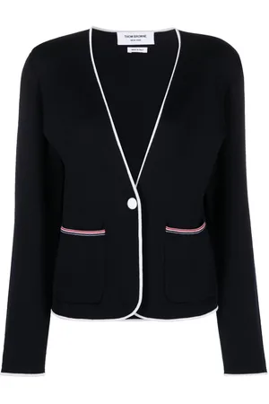 Thom Browne Kragenlose Jacke