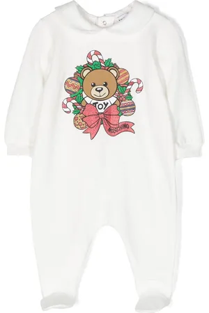 Moschino Strampler mit Logo-Print