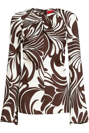 La DoubleJ Bluse mit abstraktem Print