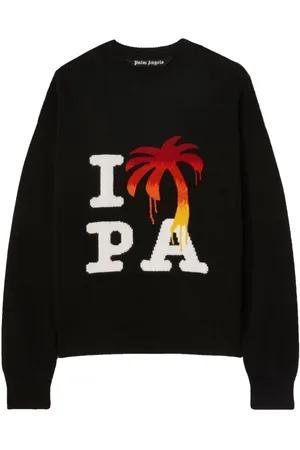 Palm Angels Pullover mit "I Love PA"-Slogan